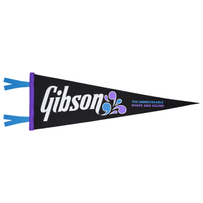 Gibson - The Unmistakable Shape and Sound Oxford Pennant