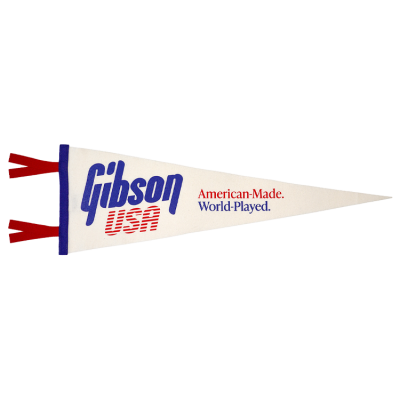 Gibson - Fanion American Made, World Played par OxfordPennant