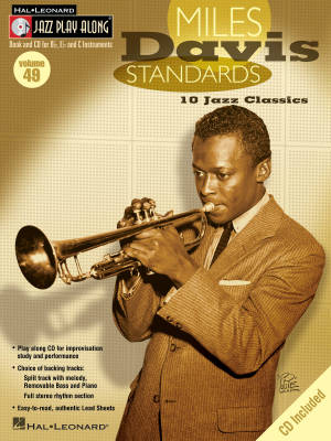 Hal Leonard - Miles Davis Standards: Jazz Play-Along Volume 49 - Book/CD