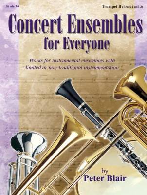 Heritage Music Press - Concert Ensembles for Everyone - Trumpet B (BR 2 and 3)
