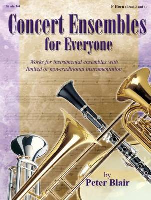 Heritage Music Press - Concert Ensembles for Everyone - F Horn (BR 3 and 4)