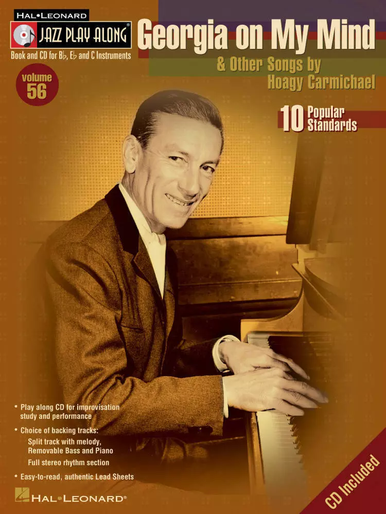 Georgia on My Mind & Other Songs by Hoagy Carmichael: Jazz Play-Along Volume 56 - Book/CD