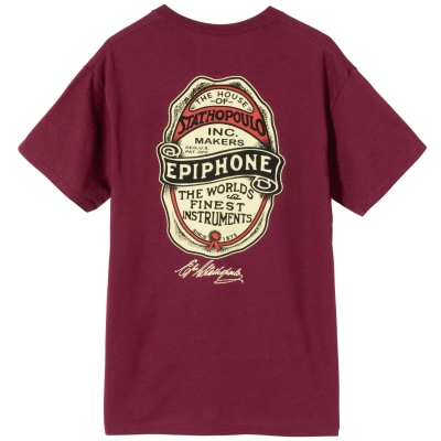House of Stathopoulo T-Shirt Maroon - XXL