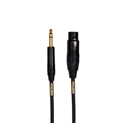 Mogami - Gold 1/4 TRS to XLRF Patch Cable - 2 Foot