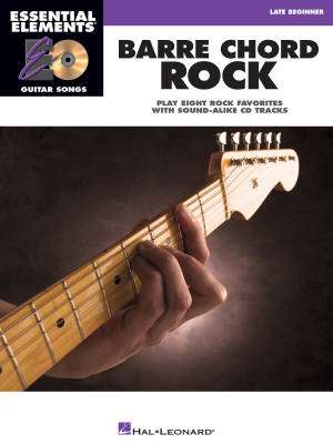Barre Chord Rock: Essential Elements Guitar Songs - Various - Book/CD