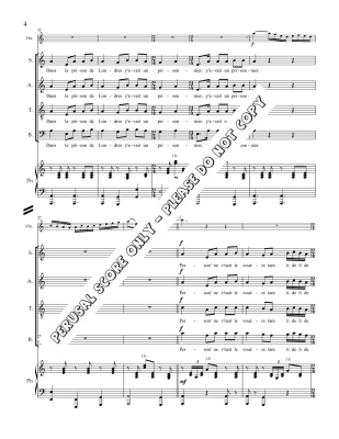 Dans la Prison de Londres - Begin - SATB