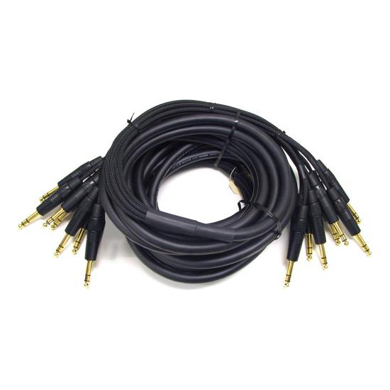 Gold 8-Channel TRS to TRS Cable - 5 Foot