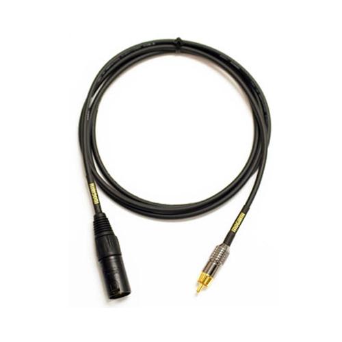 Gold XLRM to RCA Cable - 6 Foot
