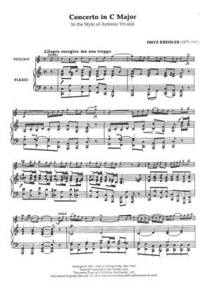 The Fritz Kreisler Collection Vol. 4 - Violin/Piano - Book
