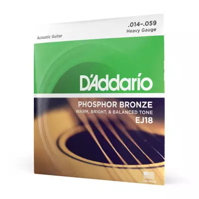 DAddario - EJ18 - Phosphor Bronze Heavy 14-59