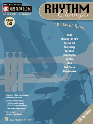 Hal Leonard - Rhythm Changes: Jazz Play-Along Volume 53 - Book/CD
