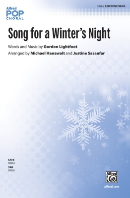Alfred Publishing - Song for a Winters Night - Lightfoot /Hanawalt /Sasanfar - SAB