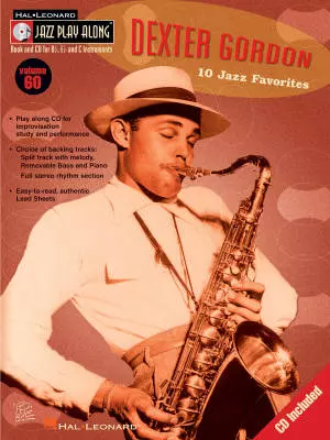 Hal Leonard - Dexter Gordon: Jazz Play-Along Volume 60 - Book/CD