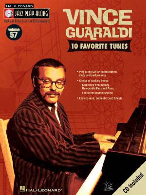 Hal Leonard - Vince Guaraldi: Jazz Play-Along Volume 57 - Book/CD