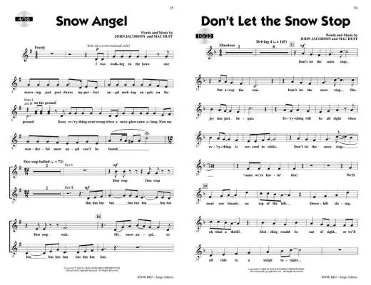 Snow Biz! (Musical) - Jacobson/Huff - Teacher Edition