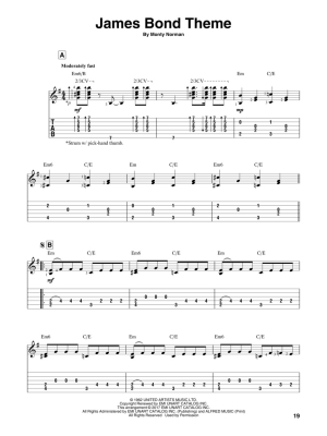 Fingerpicking Film Score Music - Guitar TAB - Book
