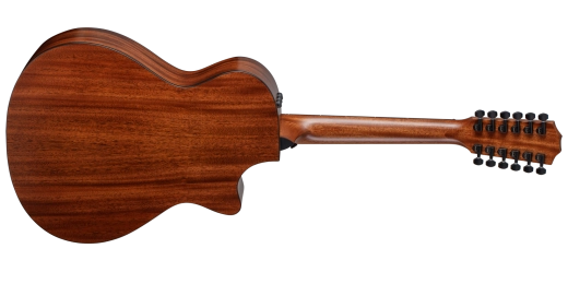 362ce 12-String Mahogany Acoustic Electric Guitar, Left-Handed with Case - Shaded Edgeburst