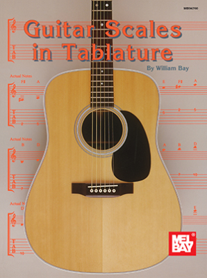 Mel Bay - Guitar Scales in Tablature - Bay - Guitar TAB - Book