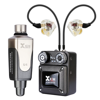 Xvive Audio - XVIVE-U4 Wireless In Ear System with Earbuds
