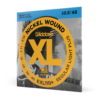 DAddario - EXL110+ - Nickel Wound REG. LIGHT PLUS .105-48