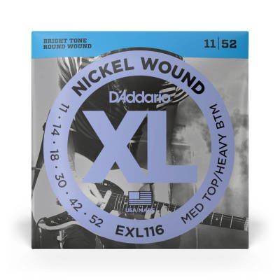 EXL116 - Nickel Wound M-TOP HVY-BTM 11-52
