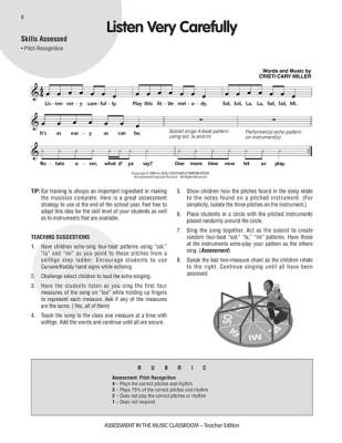 Assessment in the Music Classroom - Miller - Teacher Resource