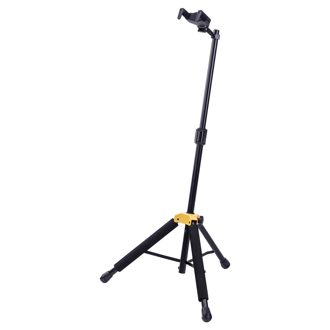 GS415B PLUS Auto Grip System (AGS) Single Guitar Stand with Foldable Yoke