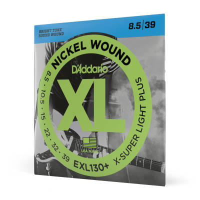 DAddario - EXL130+ - Nickel Wound EXTRA SUPER LIGHT PLUS 085-39