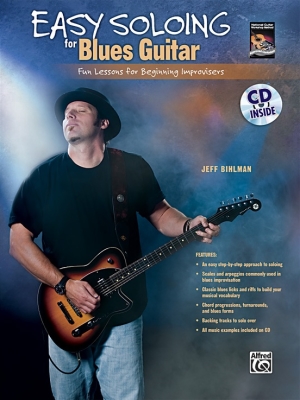 Alfred Publishing - Easy Soloing for Blues Guitar: Fun Lessons for Beginning Improvisers - Bihlman - Guitar - Book/CD