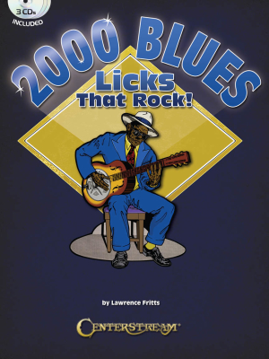 Hal Leonard - 2000 Blues Licks That Rock! - Fritts - Guitar TAB - Book/CDs