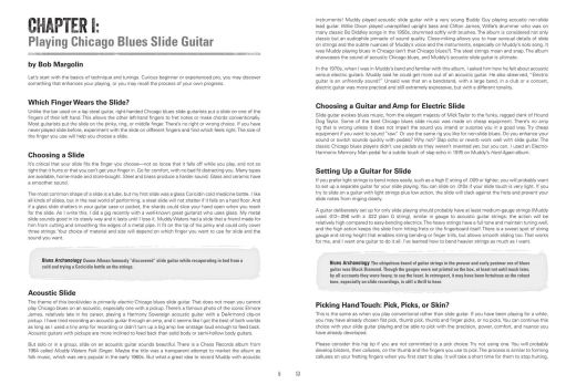 Chicago Blues Slide Guitar: The Complete and Definitive Guide - Margolin/Rubin - Guitar TAB - Book/Video Online