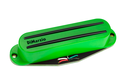 DiMarzio - Fast Track Strat Pickup - Green with Black Poles