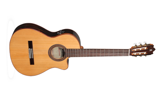 Alhambra Guitarras - Guitare classique Iberia  pan coup (en ziricote, modle pour lve, tui souple inclus)