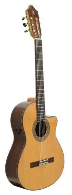 9 P CW E8 Concert Classical/Electric Guitar with Hardshell Case