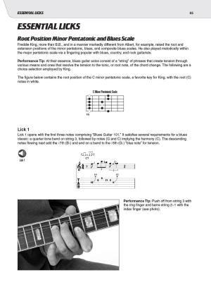 Play like Freddie King: The Ultimate Guitar Lesson - Rubin - Guitar TAB - Book/Audio Online