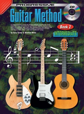 Progressive Guitar Method, Book 2: Teach Yourself How To Play Guitar - Turner/White - Guitar - Book/CD