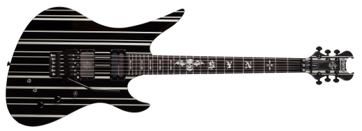 Synyster Gates Custom-S Electric Guitar - Black and Silver