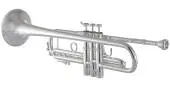 180S37R Professional Trumpet with .459\'\' Bore, Reverse Leadpipe - Silver-Plated