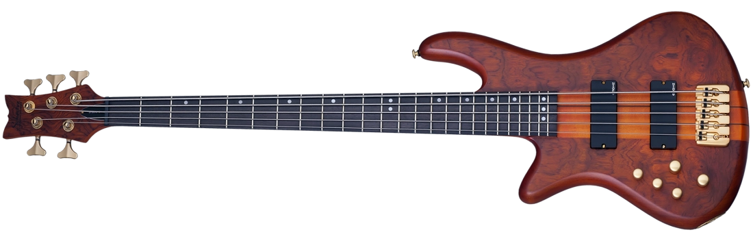 Stiletto Studio 5-String Bass - Honey Satin - Left Handed