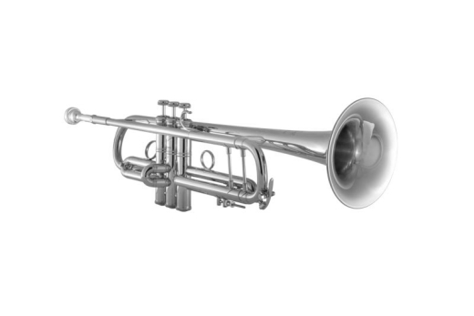 190SL65GV Professional Trumpet with .462\'\' LV Bore - Silver-Plated
