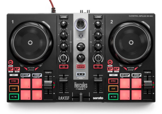 Hercules - DJControl Inpulse 200 MK2 Portable DJ Controller
