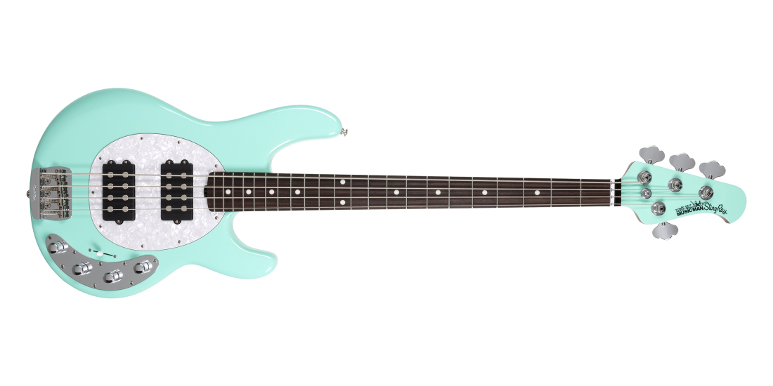 StingRay4 Special 4 HH Bass with Case - Laguna Green