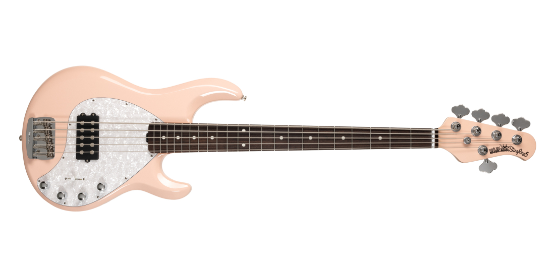StingRay5 Special 5 H 5-String Bass with Case - Pueblo Pink