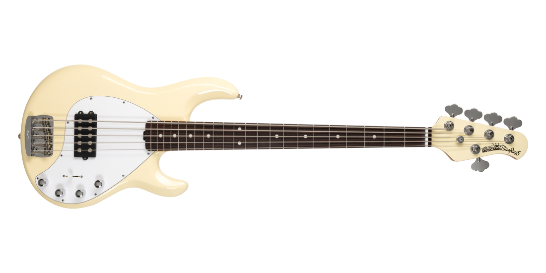 StingRay5 Special 5 H 5-String Bass with Case - Buttercream