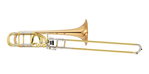 YBL835G Xeno Bass Professional Trombone with .563\'\' Bore - Clear Lacquer