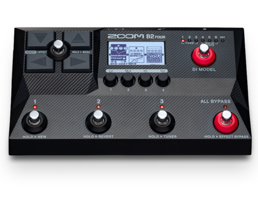 Zoom - B2 FOUR Multi-Effects and Amp Emulator for Bass