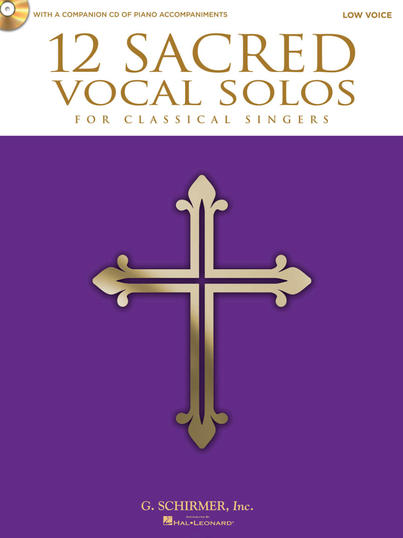 12 Sacred Vocal Solos for Classical Singers - Low Voice/Piano - Book/CD