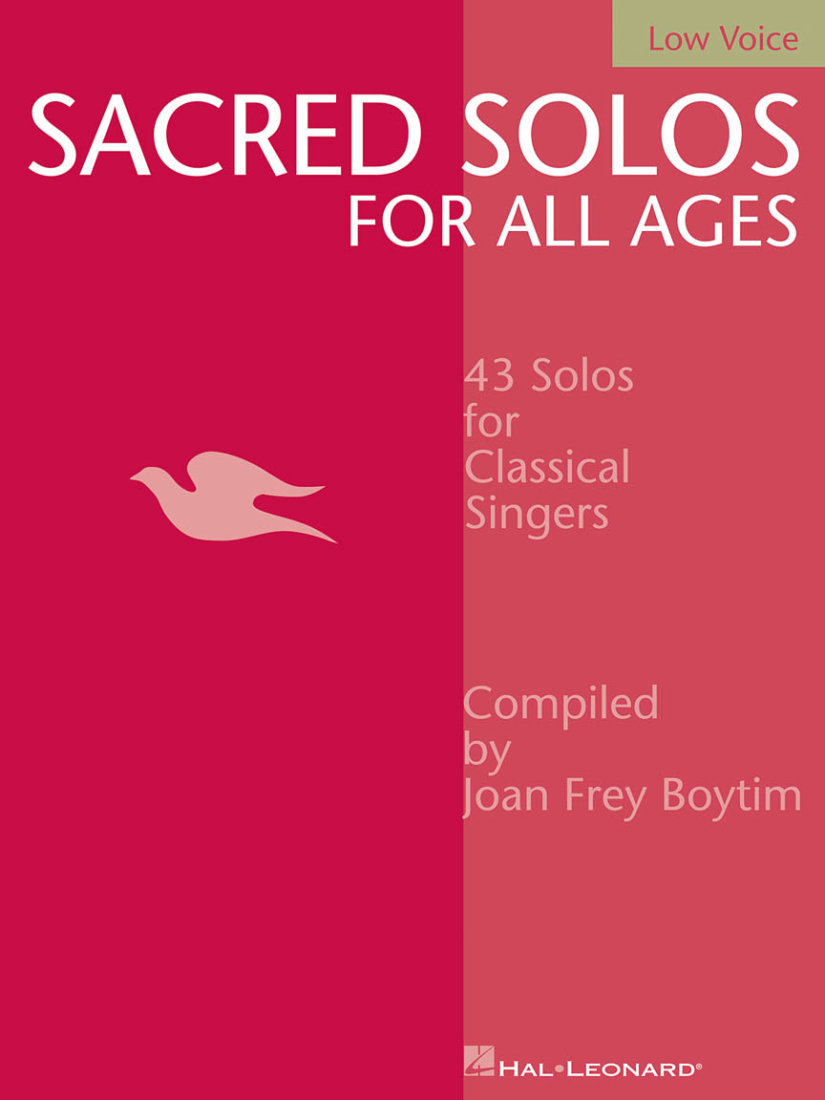Sacred Solos for All Ages - Boytim - Low Voice/Piano - Book