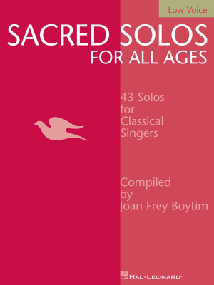 Hal Leonard - Sacred Solos for All Ages - Boytim - Low Voice/Piano - Book