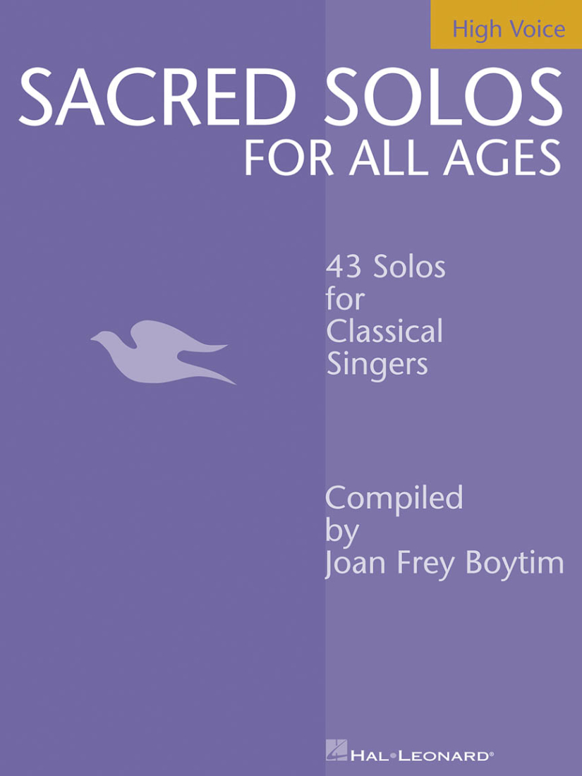 Sacred Solos for All Ages - Boytim - High Voice/Piano - Book